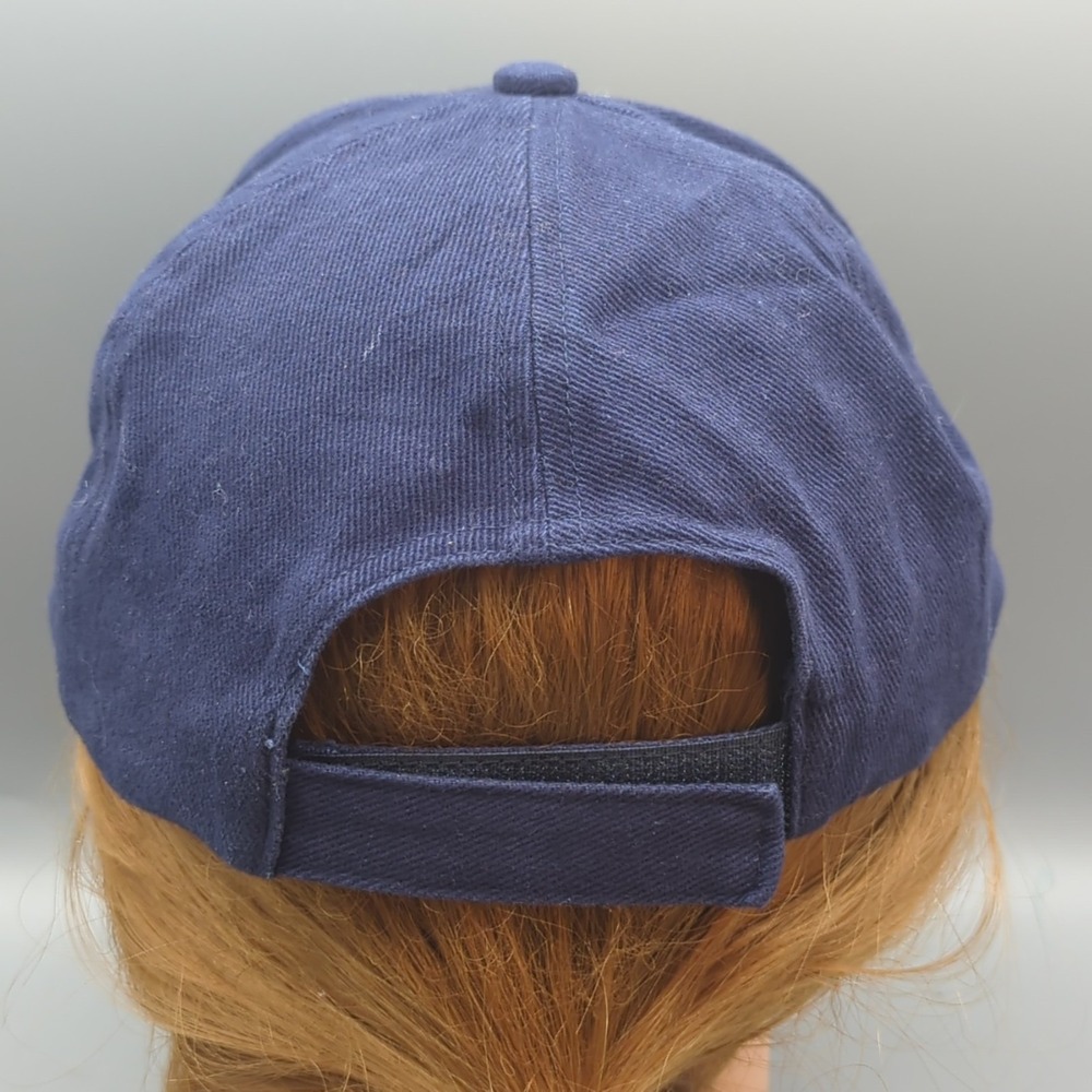 Vintage 2006 McDonalds Employee Hat Cap Blue Yellow Strapback Adjustable - Picture 4 of 9